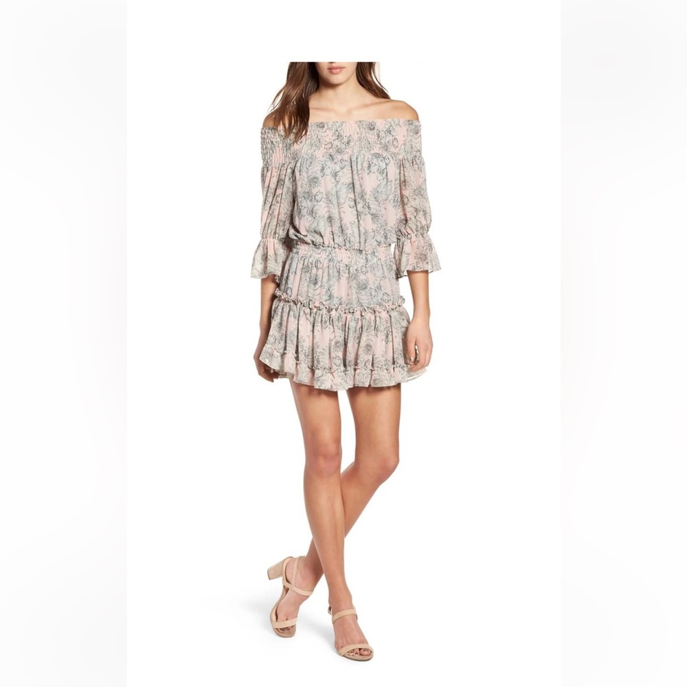 MISA Los Angeles Geroux dress in pink